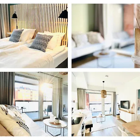 Uusi Ilmastoitu Kaksio Tampereen Ytimessae, Pysaekoeinti, Iso Lasitettu Parveke Lägenhet