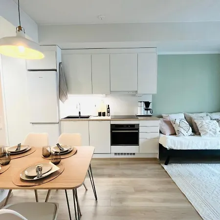 Uusi Ilmastoitu Kaksio Tampereen Ytimessae, Pysaekoeinti, Iso Lasitettu Parveke